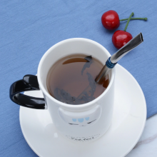 Steel Cocktail Straws with Strainer Set